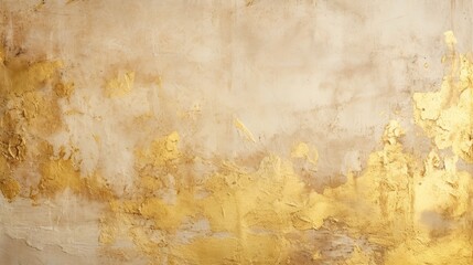 Wall Mural - Gold wall architecture abstract.