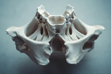 Poster - A detailed view of a model of a human skull, ideal for use in medical or scientific illustrations