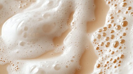 Poster - Foamy water on a table, perfect for creative projects