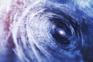 Aufkleber - Macro View of Hurricane Radar Screen Precision Storm Tracking and Meteorological Technology