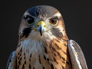 bird of prey close-up