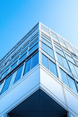 Poster - Modernist Office Building with Clean Lines