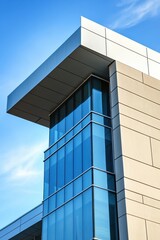 Poster - Modernist Office Building with Clean Lines