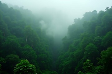 Aerial view of forest,ecosystem and healthy environment. Texture of green tree forest.