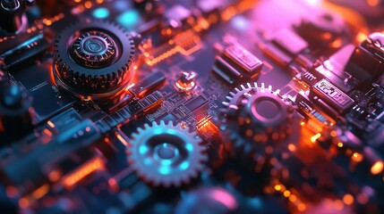 Poster - Tech circuitry