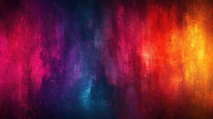 Poster - Vibrant abstract texture with a mix of colorful gradients creating a dynamic and artistic background.