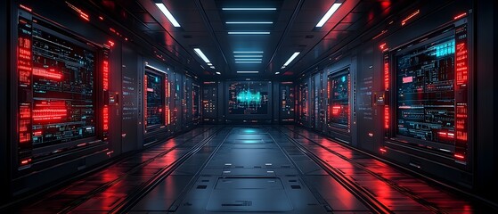 Poster - Sleek and futuristic digital environment showcasing cutting edge scientific instrumentation data processing and analysis tools computational modeling capabilities and information archiving solutions