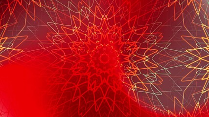 Wall Mural - Abstract red background with light lines forming geometric patterns.