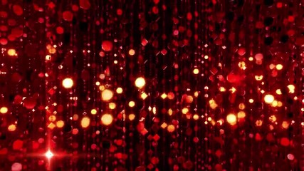 Wall Mural - abstract red background with glitter and lights.