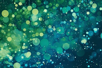 Poster - A multitude of soft, colorful bokeh lights dance against a dark background, providing a whimsical and enchanting ambiance perfect for artistic inspiration.
