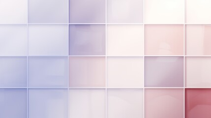 Poster - Minimalist abstract design featuring geometric shapes in soft pastel colors and light textures