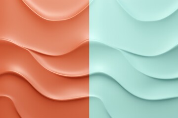 Poster - Contrasting wavy lines in business colors create depth and texture in a dynamic design