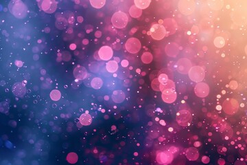 Poster - The backdrop features a blend of colorful bokeh lights that illuminate the scene, creating a lively and enchanting atmosphere perfect for celebrations.