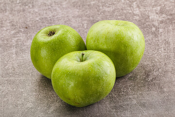 Sweet and juicy green apple