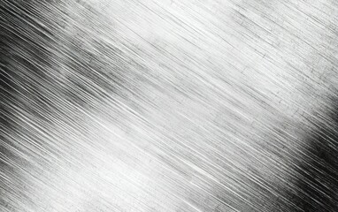 Poster - Textured black and white background with streaks showcasing a metallic surface illuminated by soft light