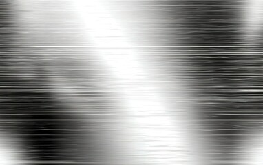 Poster - Metallic surface with brushed texture reflecting light in a sleek and modern environment