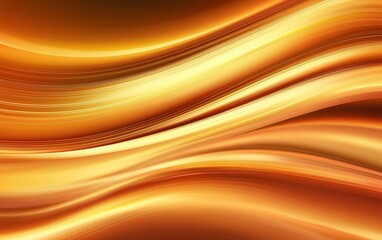 Poster - Golden waves flow gently across the canvas, creating a soft and warm visual texture that captivates the viewer