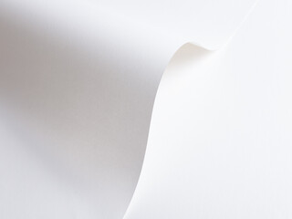 Poster - Paper texture background. Premium designer sheet with clean, smooth layers and elegant white surface. Modern, minimalist structure with subtle light, shadow, and natural textile