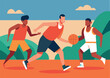 © Natallia - Basketball game vector illustration. Professional sports team