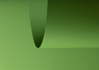 Aufkleber - Paper texture background. Premium, curved surface with elegant layers and minimalist structure. Chic monochrome design with eco-friendly material, vibrant green fibers, and matte