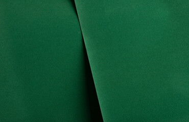 Poster - Paper texture background. Premium, deep emerald sheet with clean, elegant layers and soft, flocked fabric. Stylish, minimalist design with monochrome color and fine geometric lines