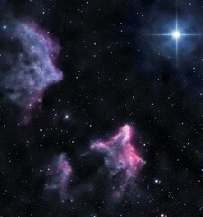 Wall Mural - shining star of cassiopeia