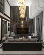 © murattellioglu - 3d render luxury home living room