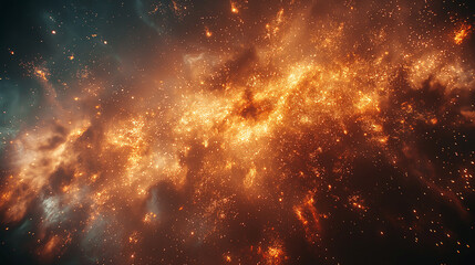Wall Mural - explosion of space