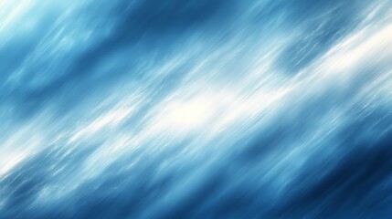 Leinwandbilder - The ocean waves undulate softly in various shades of blue, creating a tranquil and abstract representation that evokes a sense of calm and serenity.