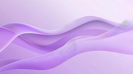 Poster - Abstract Purple Waves