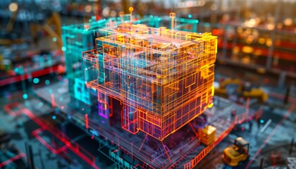 Poster - Augmented reality interface enhancing construction planning and visualization