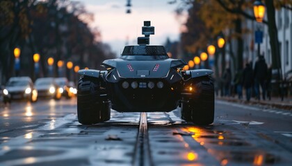 Poster - Innovative autonomous ground vehicle with advanced sensing technologies for enhanced navigation