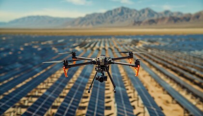 Poster - Autonomous uas with high-resolution cameras enhancing aerial surveillance in solar farms