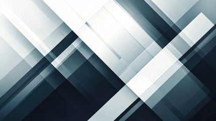 Poster - Abstract vector illustration featuring subtle gray and white diagonal lines in an architectural and geometric design