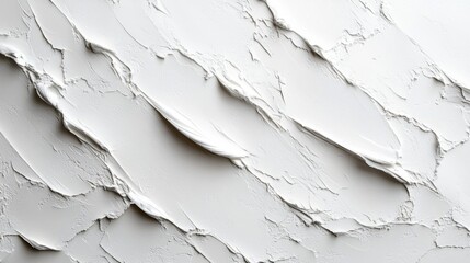 Fototapete - This textured wall features intricate patterns formed by layers of white plaster, showcasing a unique artistic approach to interior design that adds depth and character.