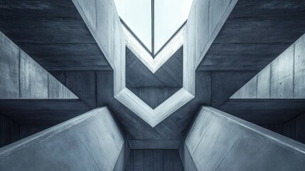 Poster - Geometric architectural background design