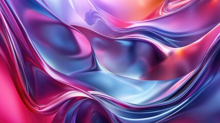 Poster - Futuristic abstract background with a fantasy theme in 3D design