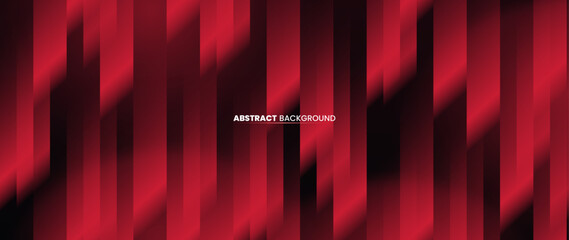 Aufkleber - Abstract background with a graduating parallelogram object with the concept of falling down like a waterfall. Subtle red gradation. Perfect design for banner template, wallpaper, brochure, web bann