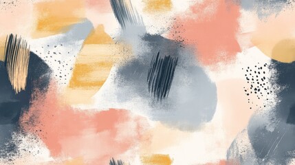 Poster - Abstract watercolor background pattern for banner design Modern graphic texture with abstract brush strokes Artistic illustration featuring watercolor elements and a creative grunge texture