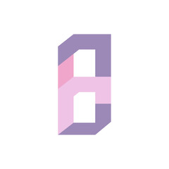Fototapete - Monogram 8. Number 8. Number 8 design logo. Monogram letter mark 8 logo design. Monogram design vector logo. Monogram number 8 logo design. Simple number 8 monogram. Monogram 8 design logo. 