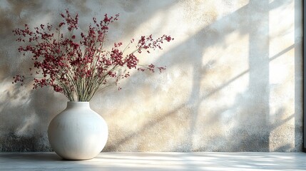 Poster - aesthetic and beautiful minimalism texture based background featuring serene and elegant design with ample empty blank space for text perfect for modern and clean visual projects.stock image