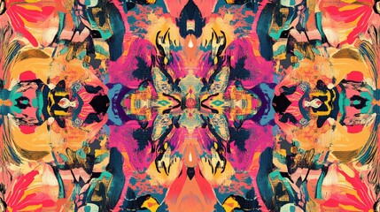 Poster - Abstract Textile Pattern Design