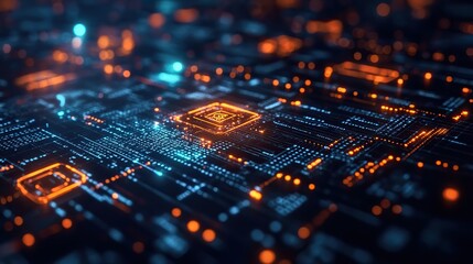 Fototapete - anof advanced digital safety software providing robust personal information protection against cyber threats and dat breaches.illustration
