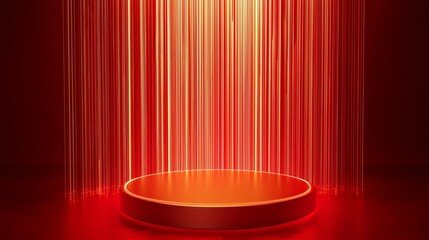 Poster - Stylish 3D Podium with Ample Empty Space