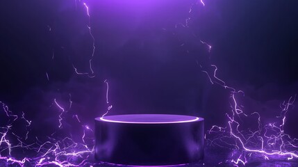 Poster - Modern 3D Podium with Ample Empty Space