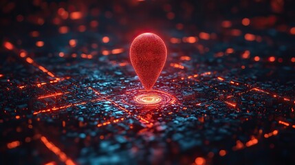 Poster - geofencing and location based marketing conceptwith gps and geo targeting businesses can use proximity marketing and location services to reach their target audience.stock image