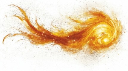 Poster - Stunning Anime Style Abstract Flowing Energy