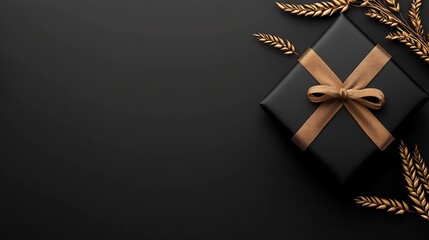 Poster - simple and elegant black Friday background : Generative AI