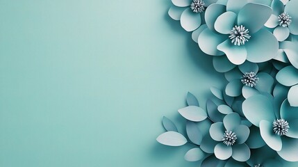 Wall Mural - Elegant floral design