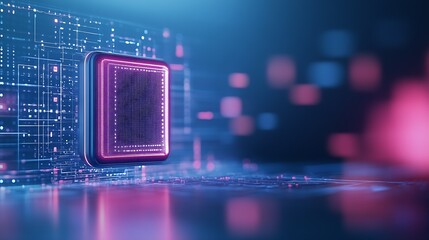 Leinwandbilder - a living room cozy to manage smart home devices : Generative AI
